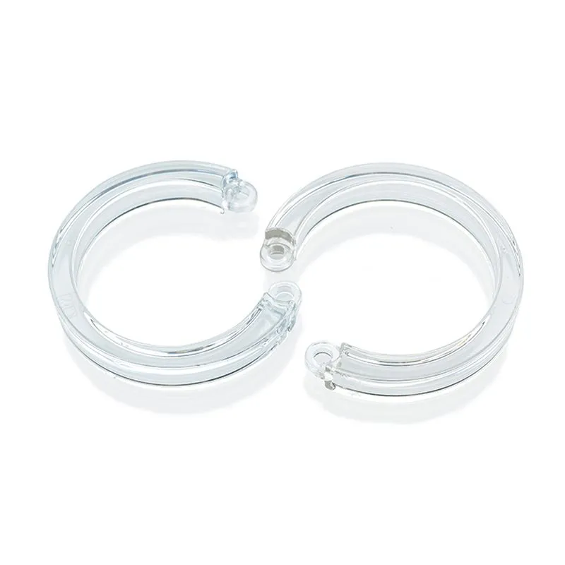 Cockcage U Ring 2 Pc L/XL Clear