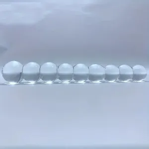 Crystal 9 Beads Glass Ball Rear Yard Pulling Beads Anal Plug Sex Toy