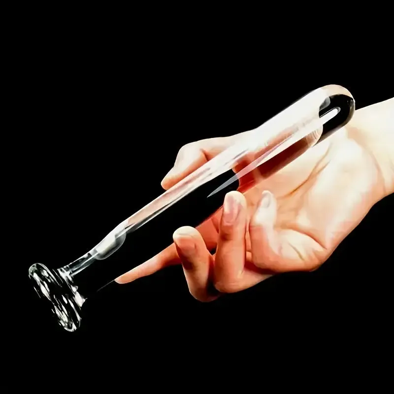 Crystal Glass Dildo Anal Sex Butt Plug Female Personal Massager