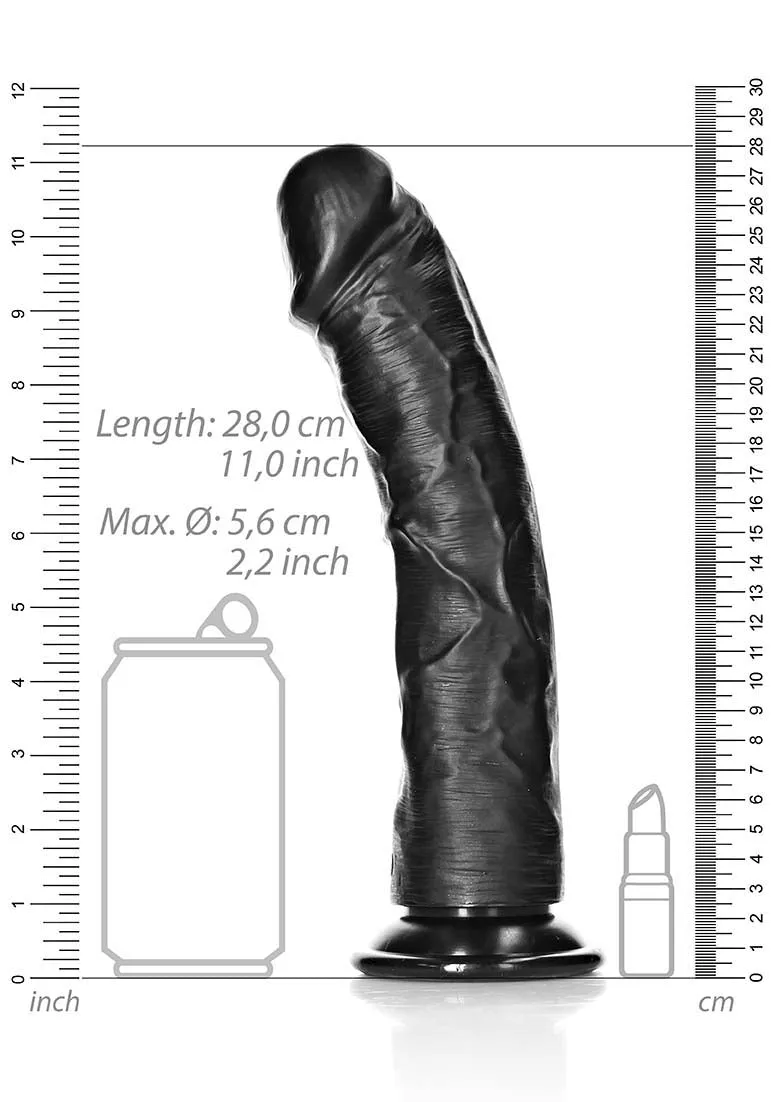 Curved Realistic Dildo With Suction Cup - 10''/ 25.5 Cm