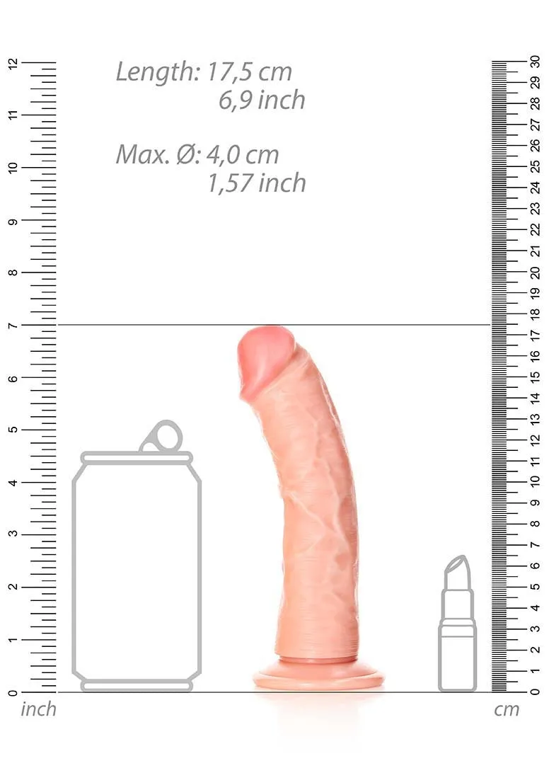 Curved Realistic Dildo With Suction Cup - 6''/ 15.5 Cm
