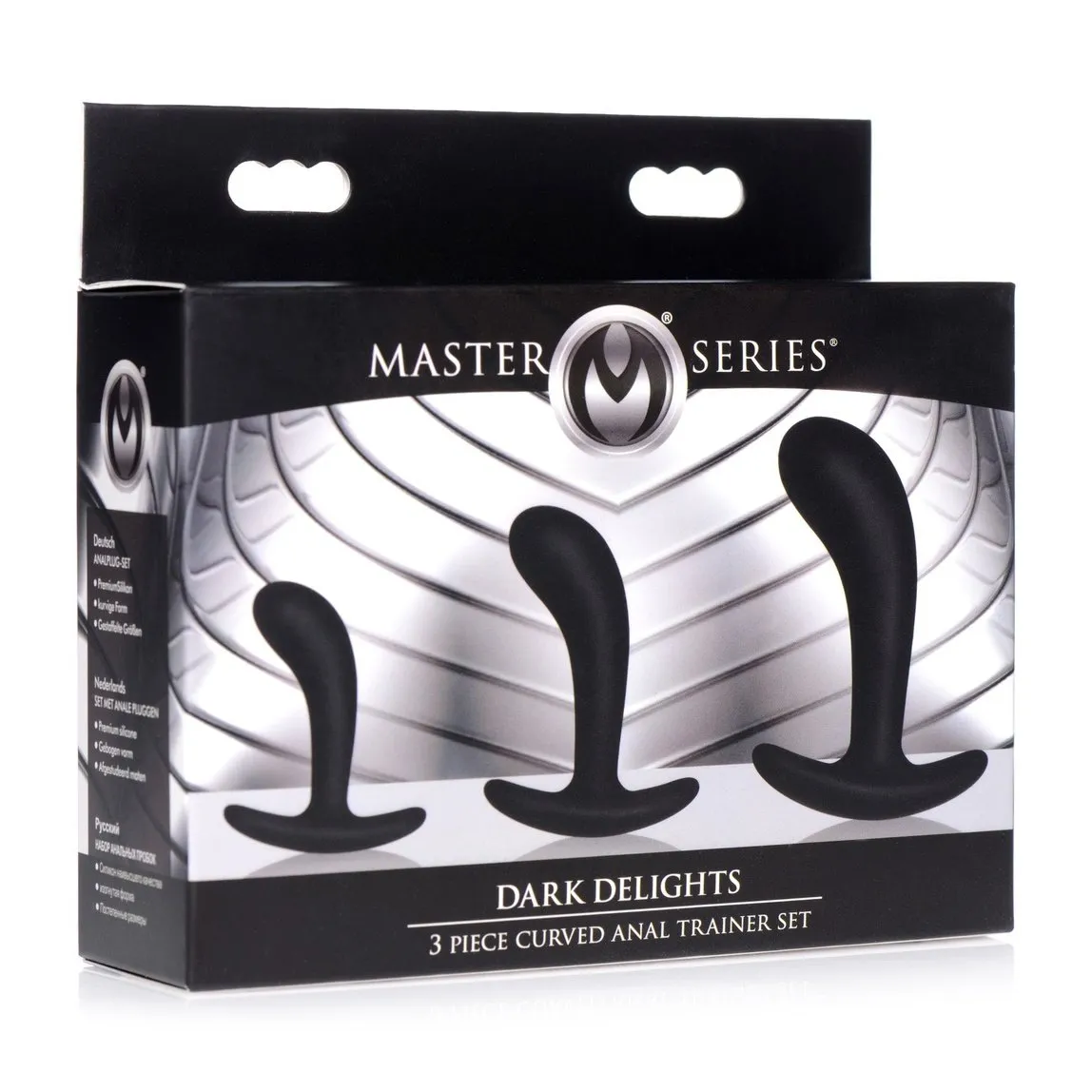 Dark Delights 3 Piece Curved Anal Trainer Set