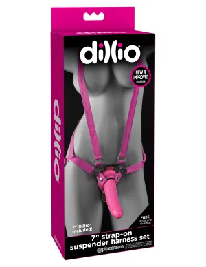 Dillio 7 Strap-On Suspender Harness Set