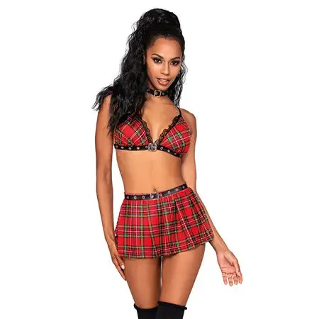 Dreamgirl 3-Piece Schoolgirl Set Costume O/S
