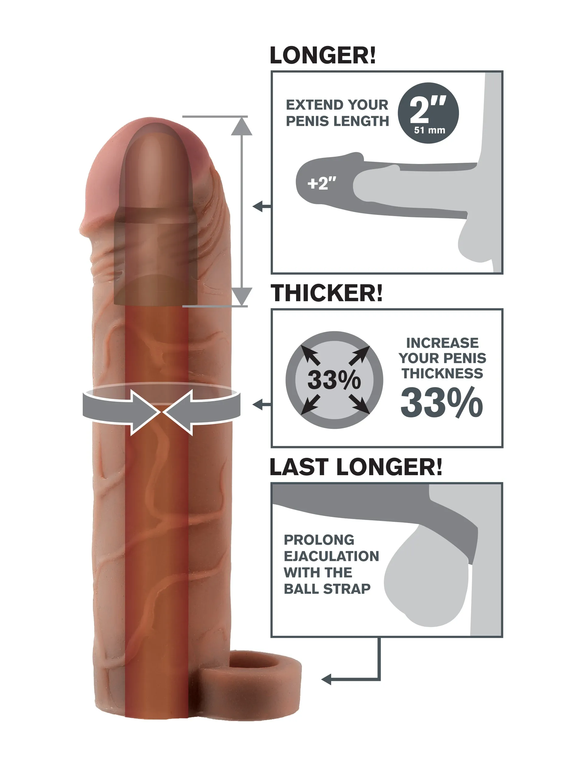 Fantasy X-Tensions - Perfect 2 Extension with Ball Strap