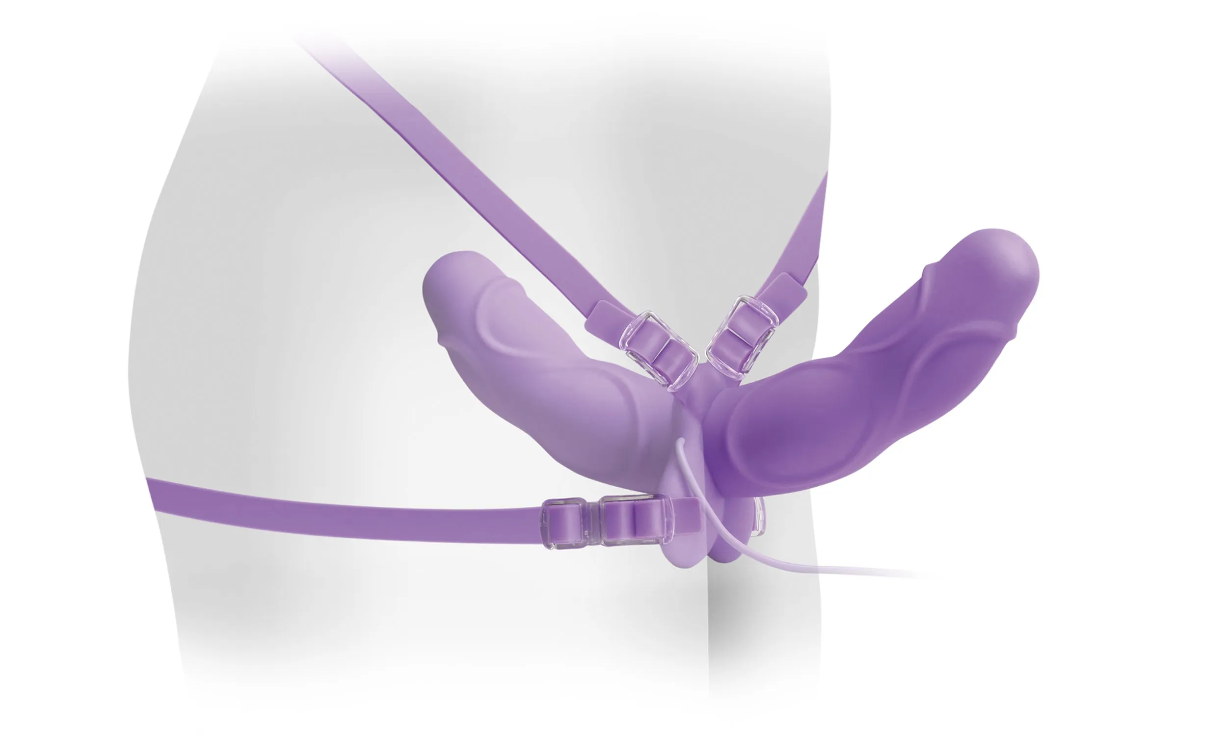 Fetish Fantasy Elite - Vibrating Double Delight Strap-On