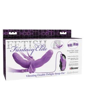 Fetish Fantasy Elite - Vibrating Double Delight Strap-On