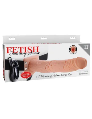 Fetish Fantasy Series - 11 Vibrating Hollow Strap-On