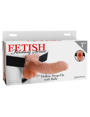 Fetish Fantasy Series - 7 Hollow Strap-On with Balls
