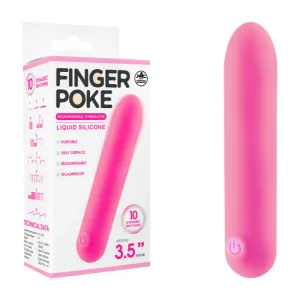FINGER POKE 3.5 MINI VIBRATOR PINK