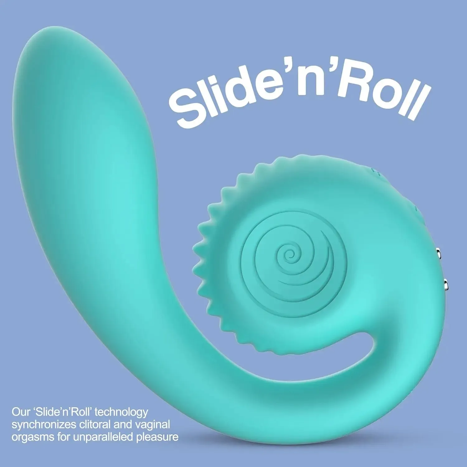 G-Spot Vibrator Snail Sex Toy - Snail Vibe SVibe Gizi Tiffany Blue