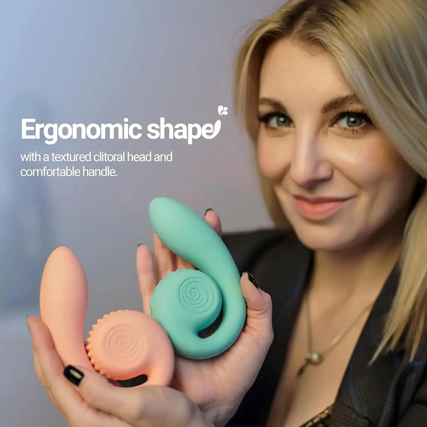 G-Spot Vibrator Snail Sex Toy - Snail Vibe SVibe Gizi Tiffany Blue