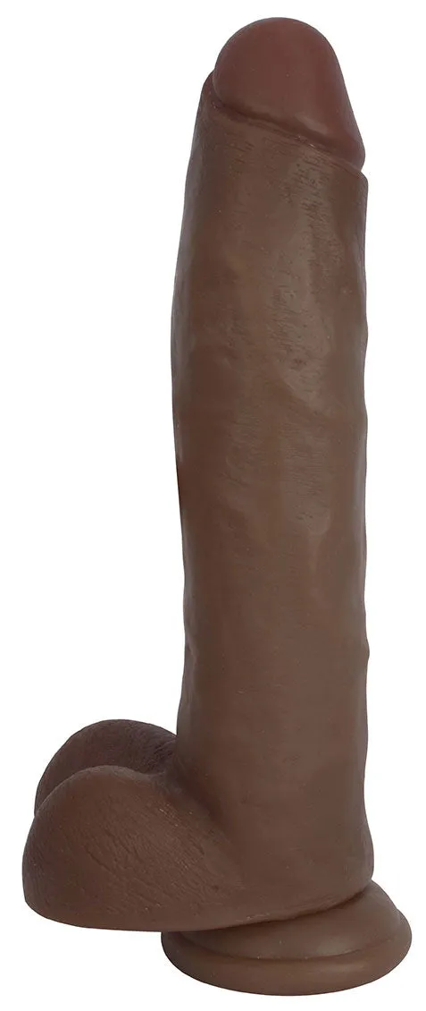 Jock 11 Dildo With Balls - Chocolate