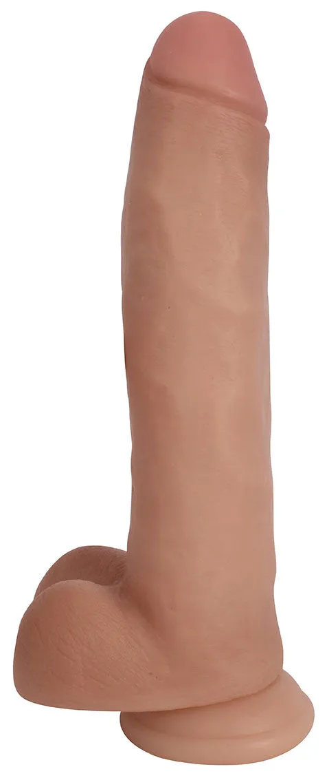 Jock 11 Dildo With Balls - Vanilla
