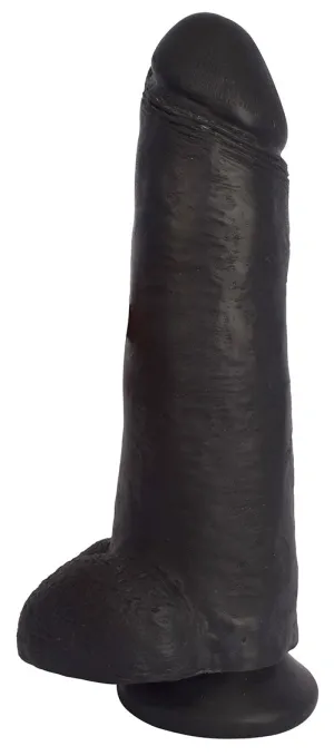Jock 12 Dildo With Balls - Midnight
