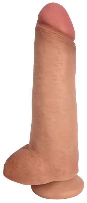 Jock 12 Dildo With Balls - Vanilla