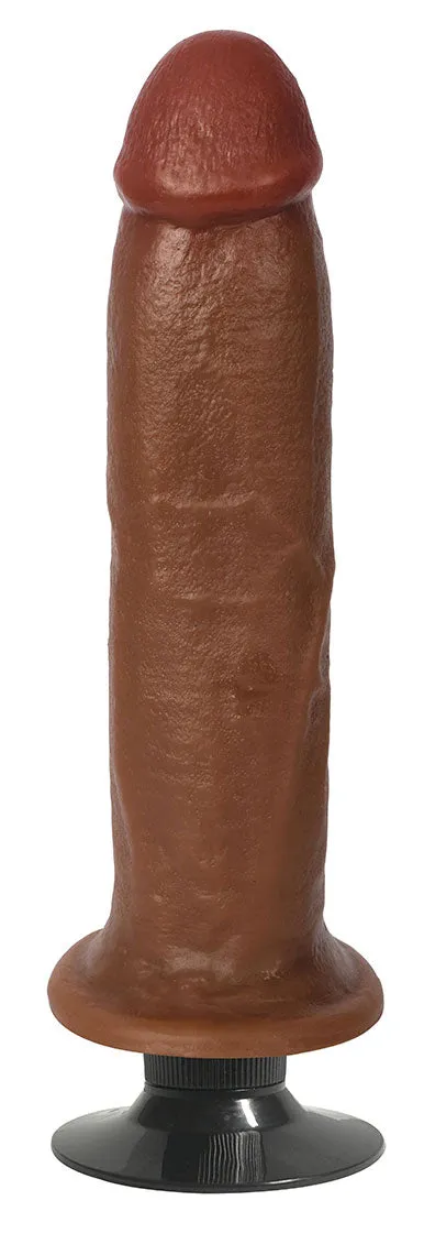 Jock 8 Vibrating Dildo No Balls Latte