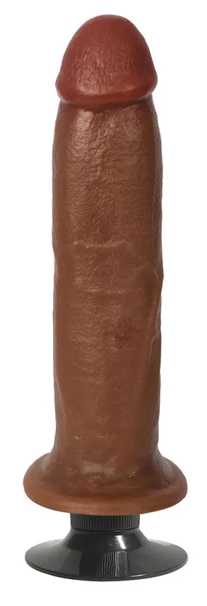 Jock 8 Vibrating Dildo No Balls Latte