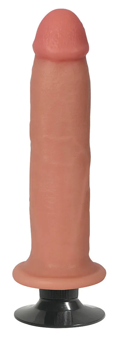 Jock 8 Vibrating Dildo No Balls Vanilla