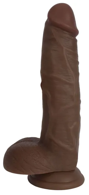 Jock 9 Dildo With Balls - Chocolate