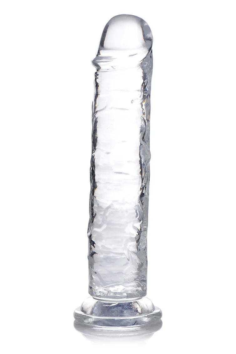 Jock C-thru Slim 7 Clear Tpe Dildo