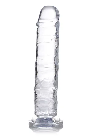Jock C-thru Slim 7 Clear Tpe Dildo