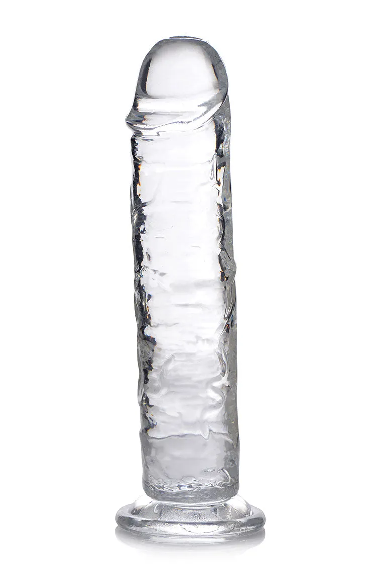 Jock C-thru Slim 8 Clear Tpe Dildo