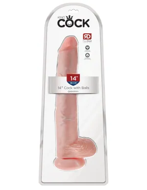 King Cock 14 Cock with Balls