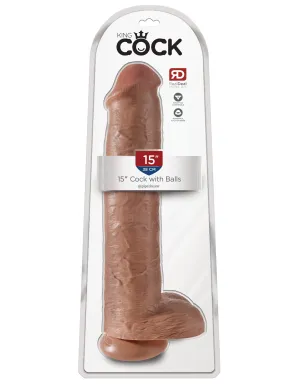 King Cock 15 Cock with Balls