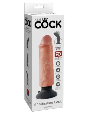 King Cock 6 Vibrating Cock