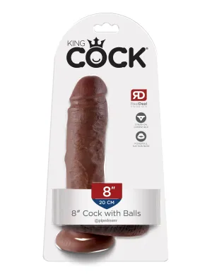 King Cock 8 Cock with Balls