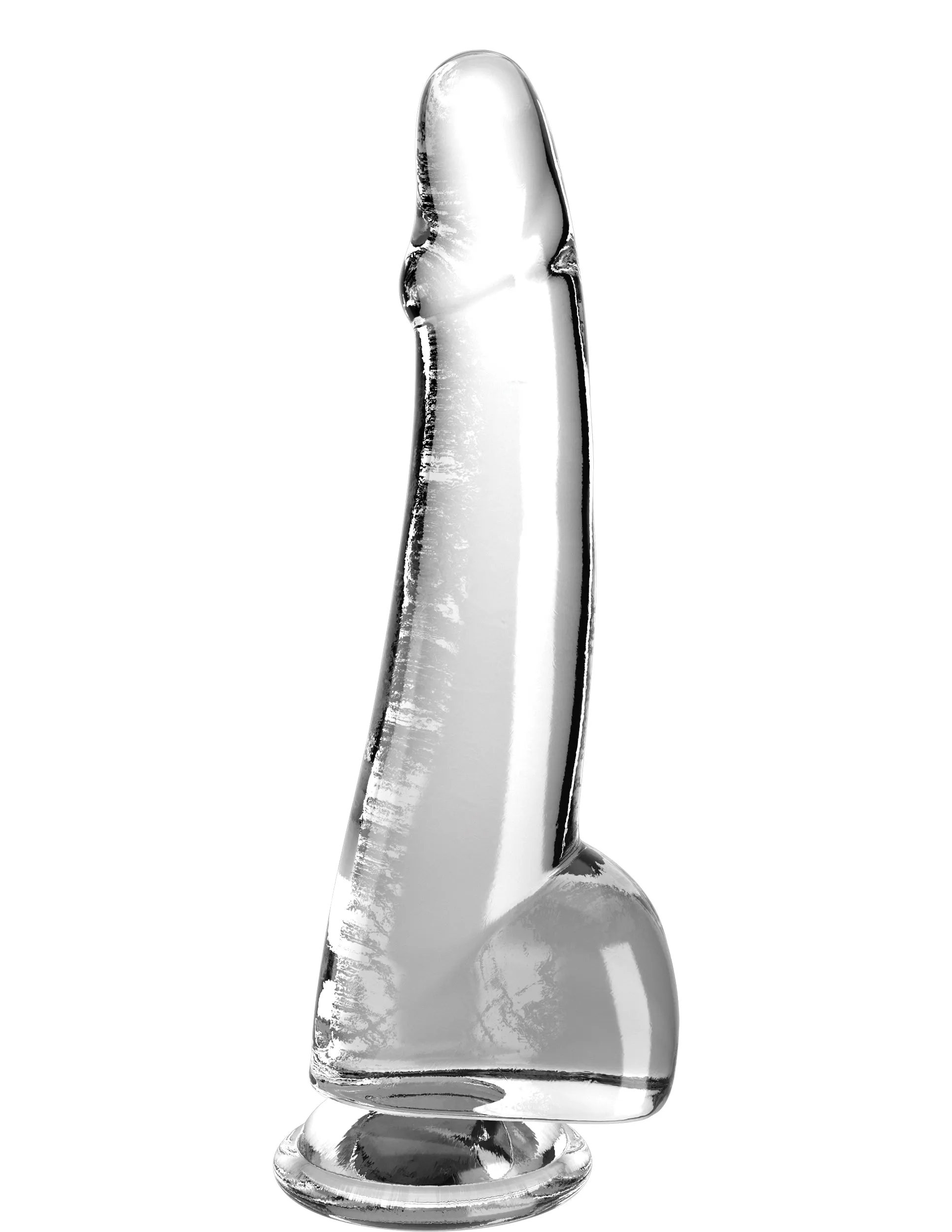 King Cock Clear 10 Cock with Balls