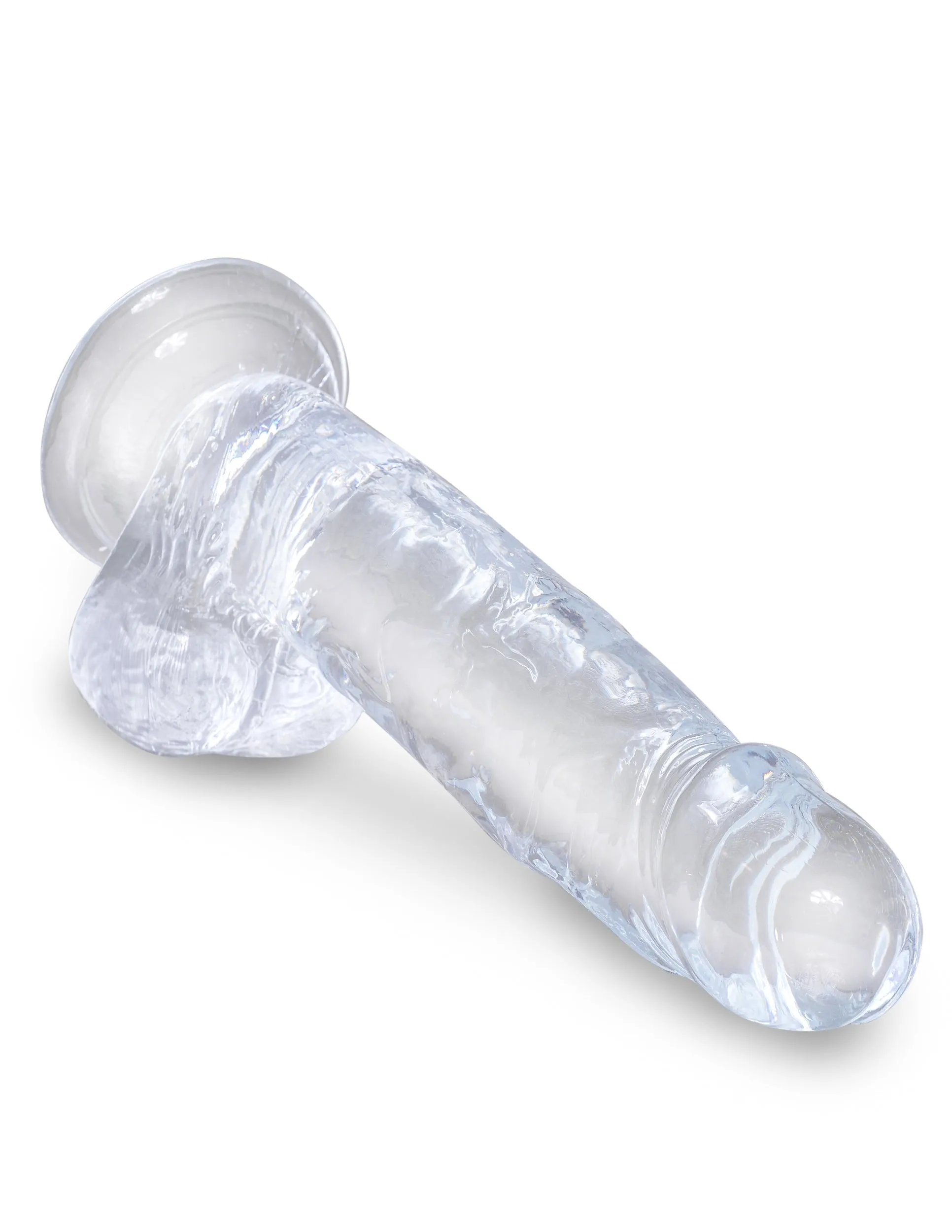 King Cock Clear 7 Cock with Balls