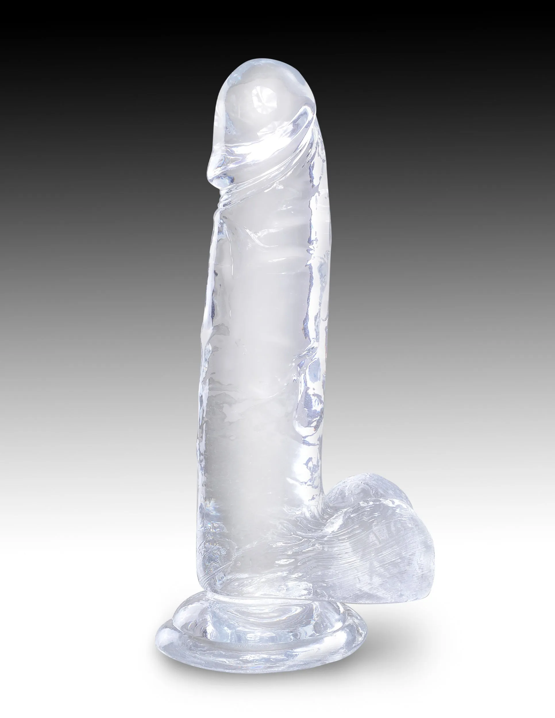 King Cock Clear 7 Cock with Balls