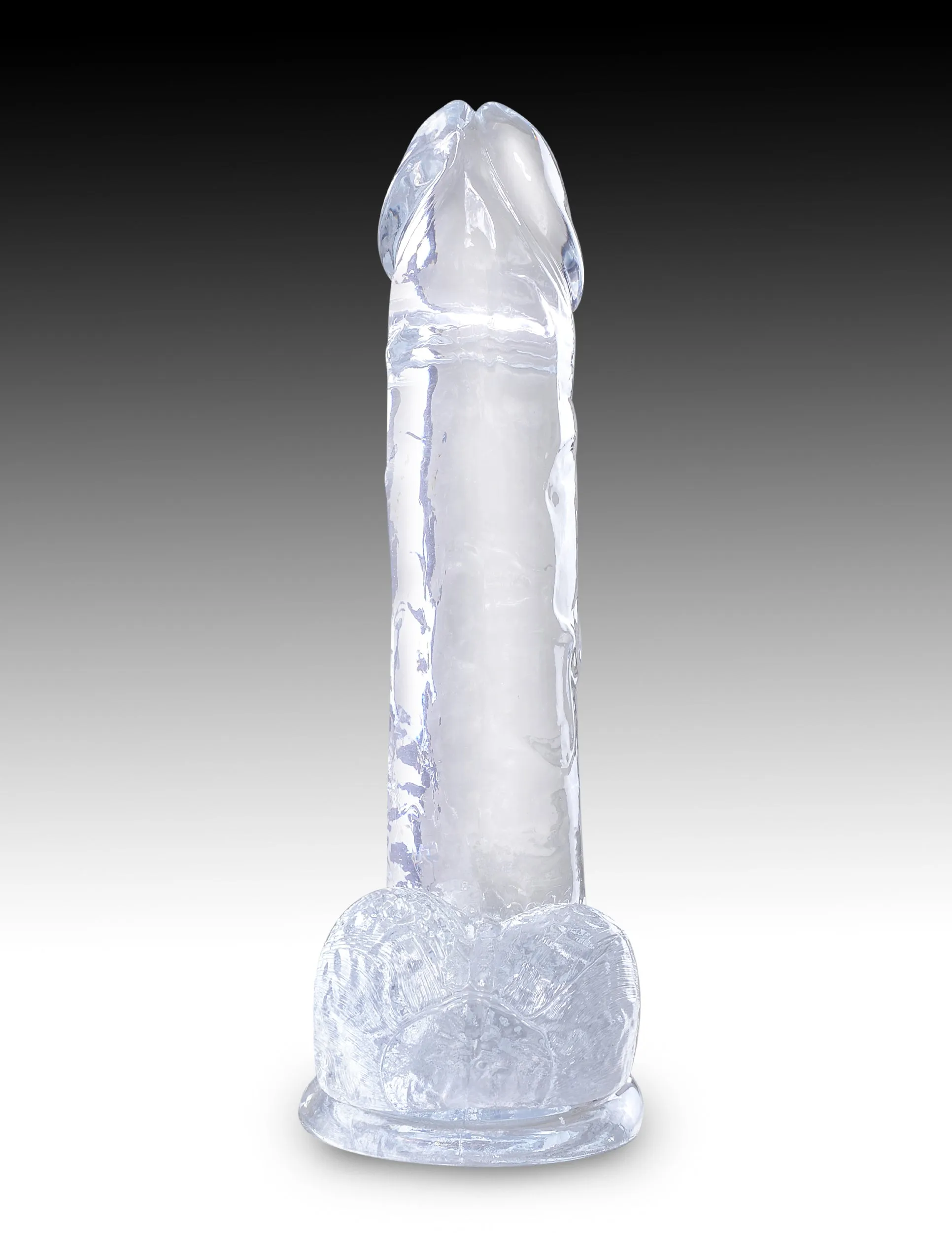 King Cock Clear 7 Cock with Balls