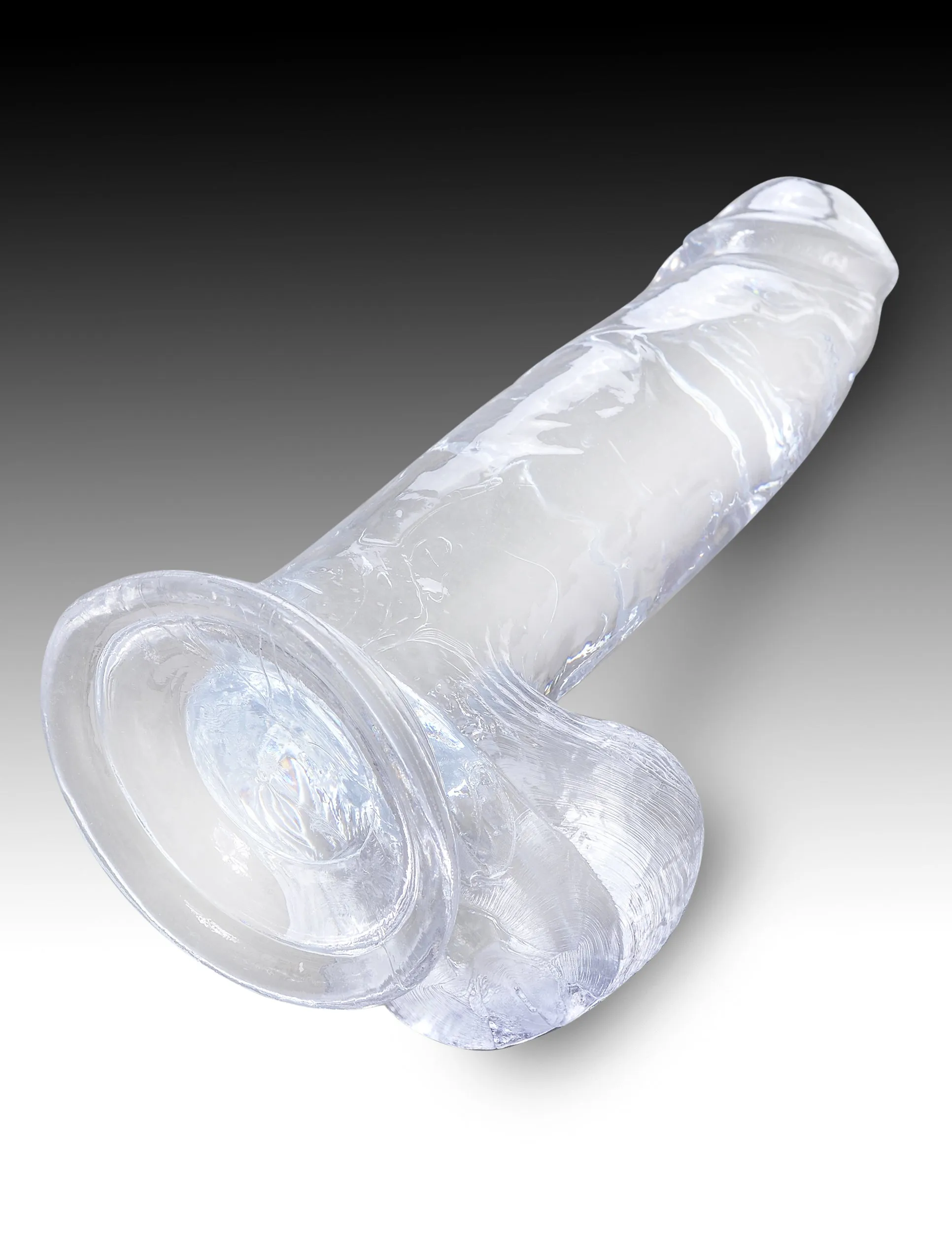King Cock Clear 7 Cock with Balls