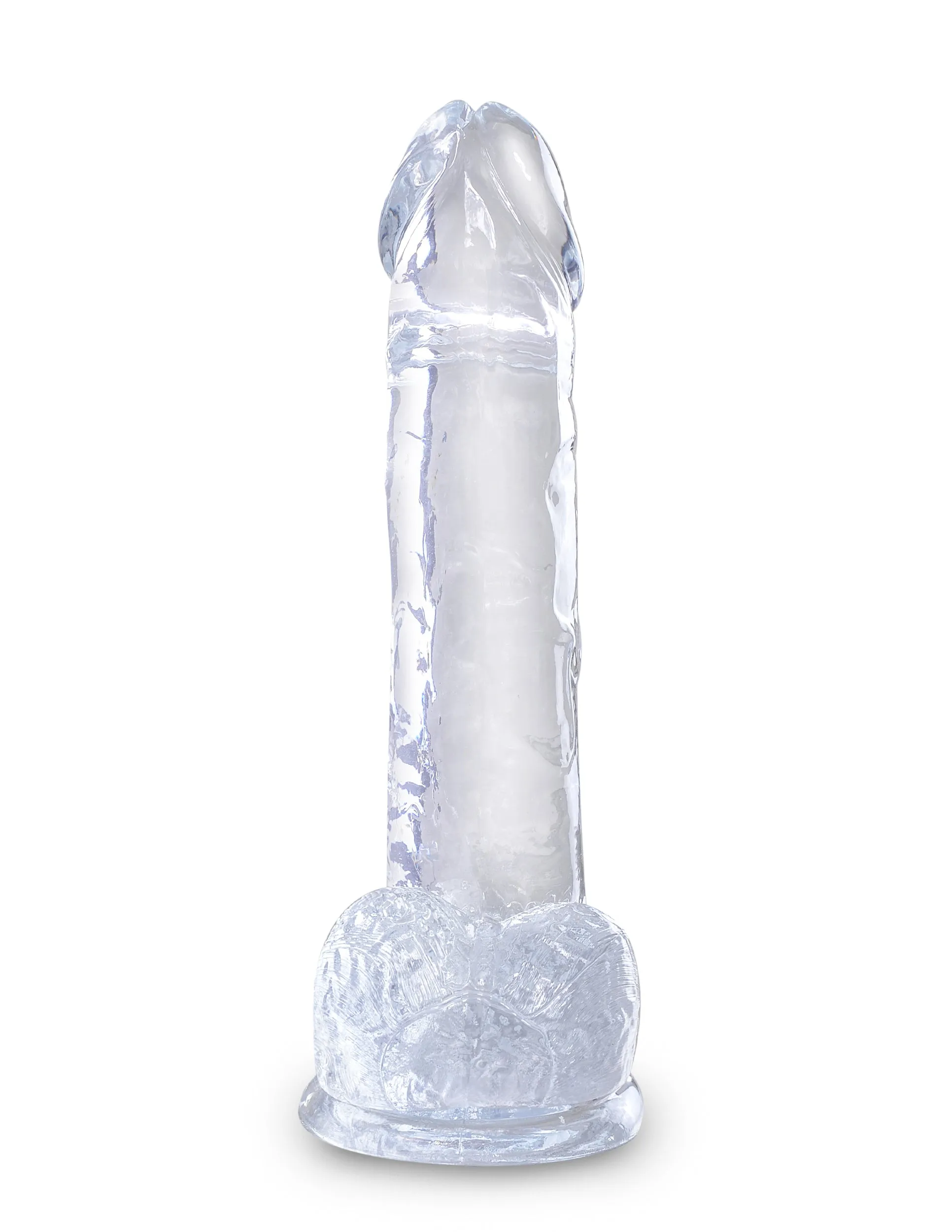 King Cock Clear 7 Cock with Balls