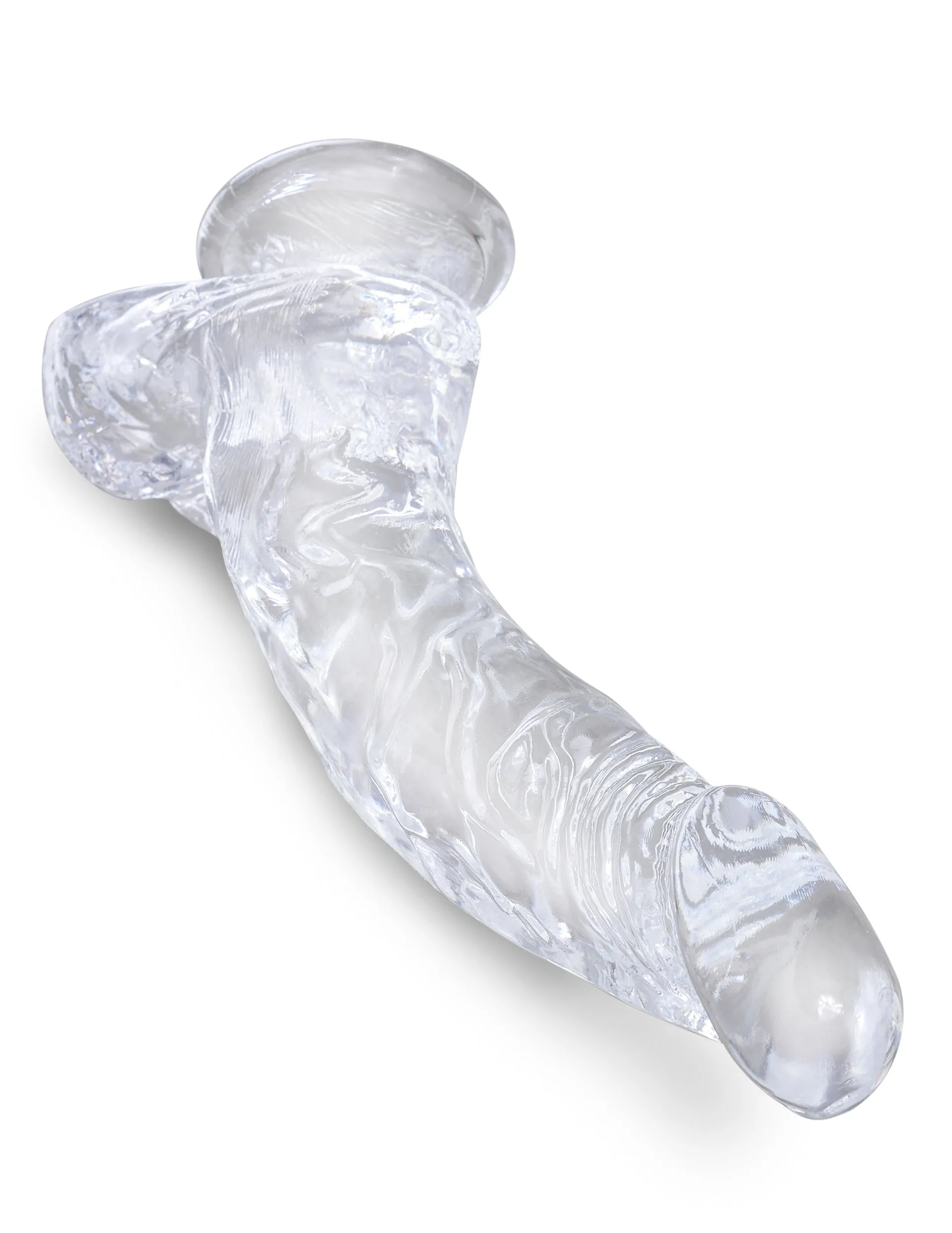 King Cock Clear 7.5 Cock with Balls