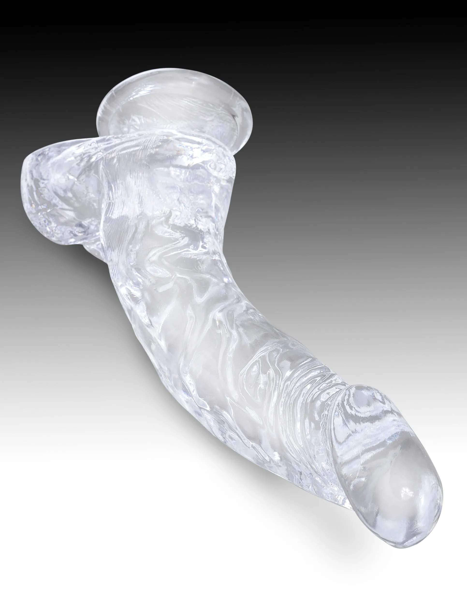 King Cock Clear 7.5 Cock with Balls