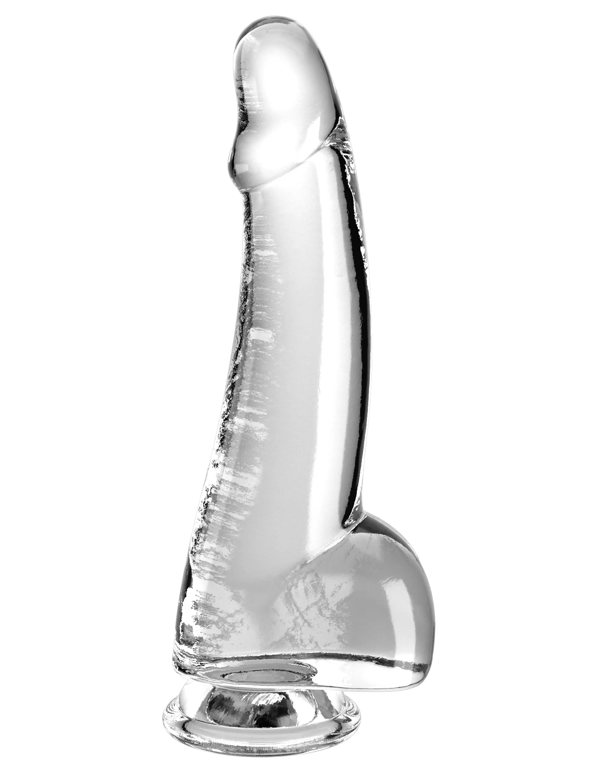 King Cock Clear 7.5 Smooth Cock With Balls