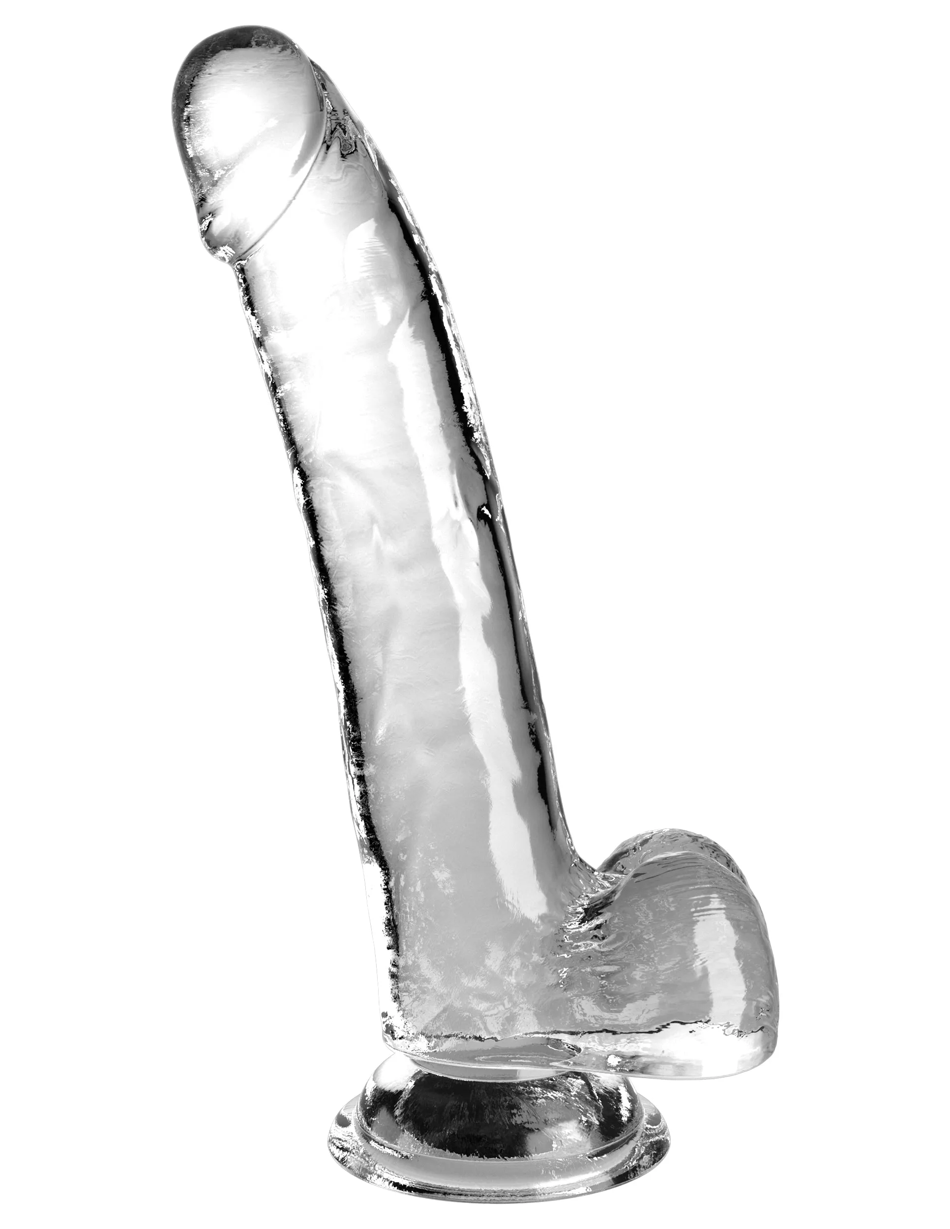 King Cock Clear 9 with Balls