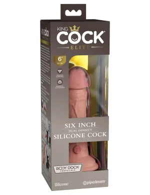 King Cock Elite 6 Silicone Dual Density Cock