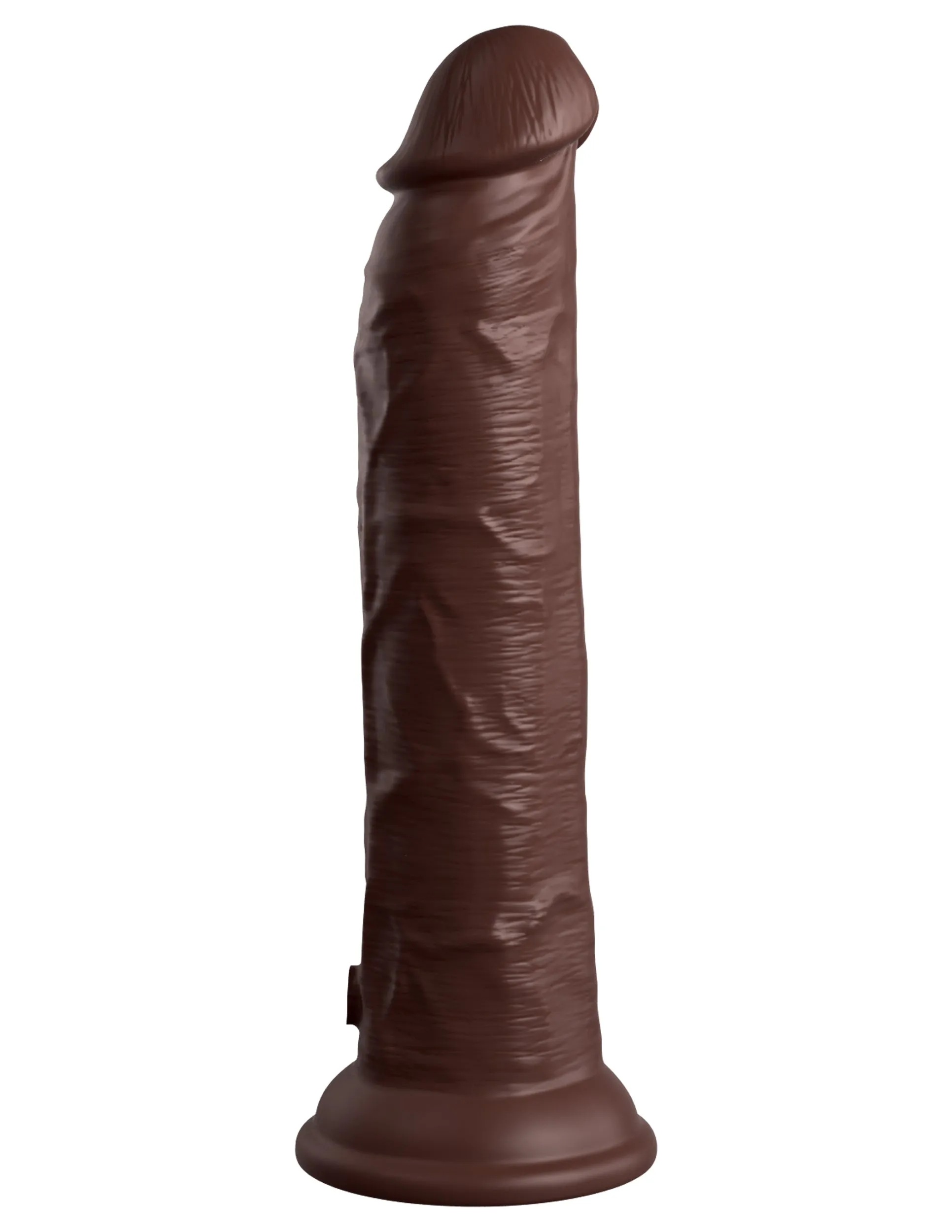 King Cock Elite 9 Vibrating Silicone Dual Density Cock with Remote
