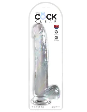 King Cock King Cock Clear 11 with Balls