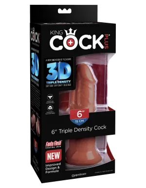 King Cock Plus 6 Triple Density Cock