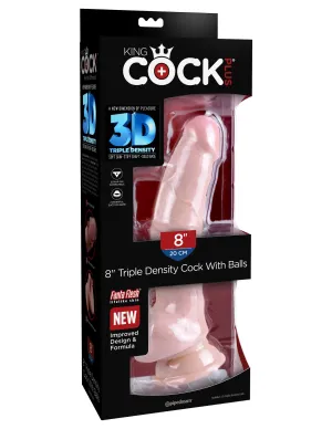 King Cock Plus 8 Triple Density Cock with Balls
