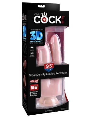 King Cock Plus 9.5 Triple Density Double Penetrator