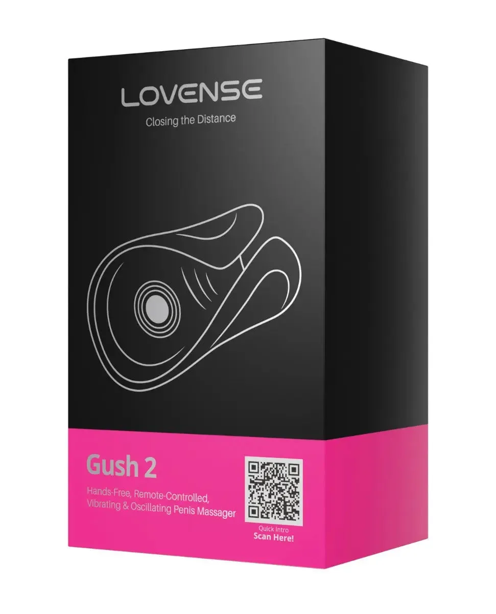 Lovense Gush 2 Handsfree Bluetooth Male Masturbator Sex Toy for Men