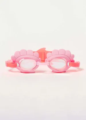 Melody The Mermaid Mini Swim Goggles - Neon Strawberry