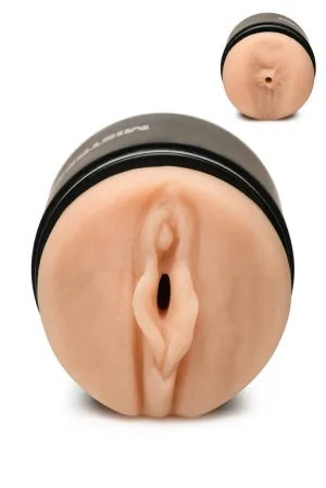 Mistress Double Shot Mini Masturbator Pussy & Ass - Light
